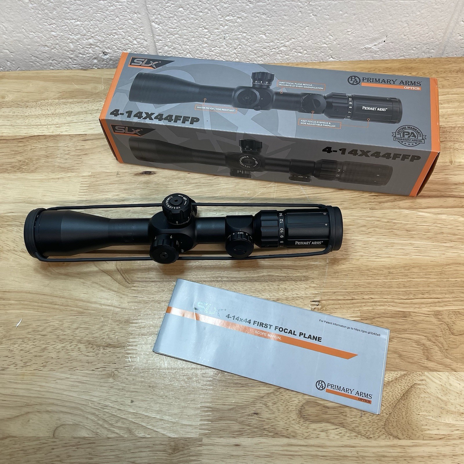Primary Arms SLx 4-14x44 FFP Rifle Scope ACSS R-GRID-2B