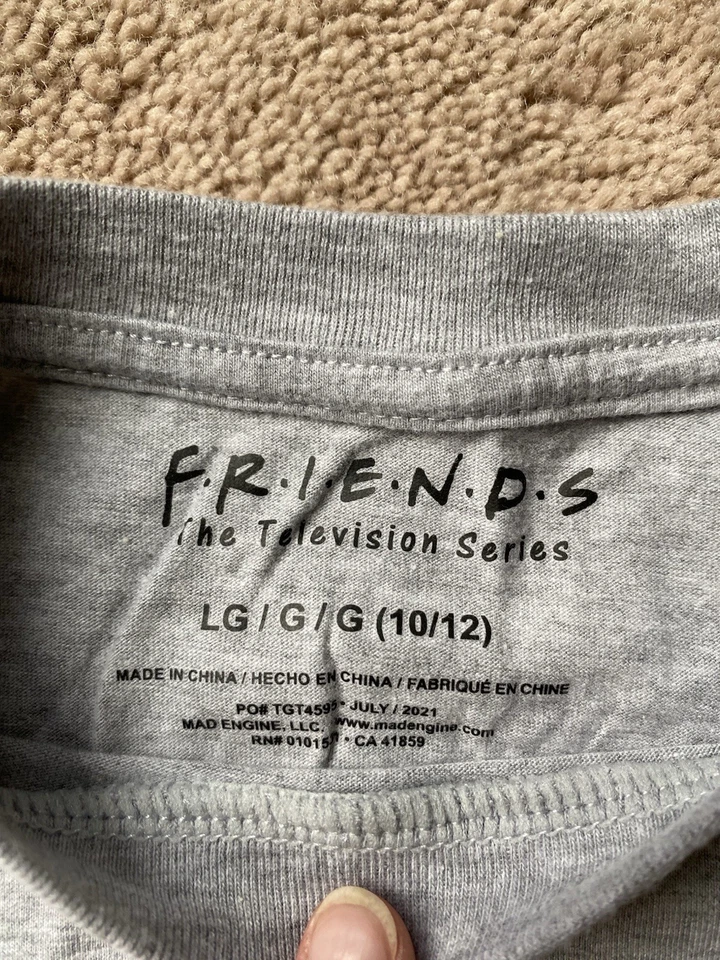 FRIENDS Boxy Gray Tee - Image 2 of 2