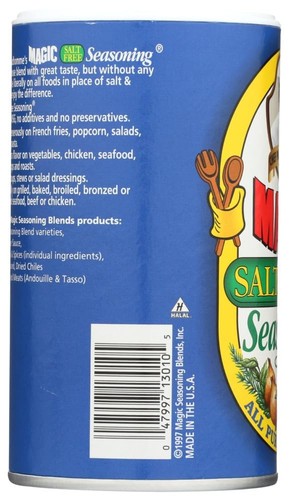 Chef Paul Prudhomme's Magic Gewürzmischungen Salzfrei Kein MSG 5oz (6 Pack) - Bild 2 von 10