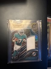 2021 Panini Spectra - Next Era Jaylen Waddle #NE-JW Hyper Prizm /75 (MEM, RC)