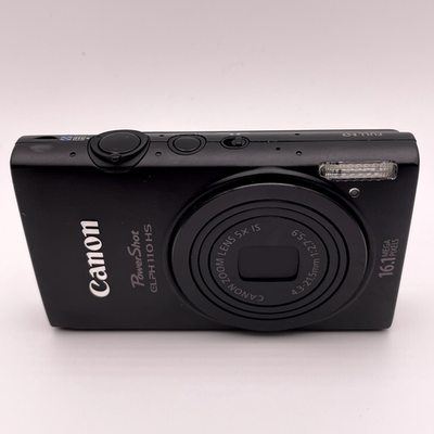 Canon PowerShot ELPH 110 HS 12.1MP Digital Camera – Black – Does