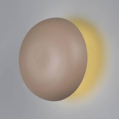 LED-Wandleuchte Davey - Eisen - 1-flammig - Beige