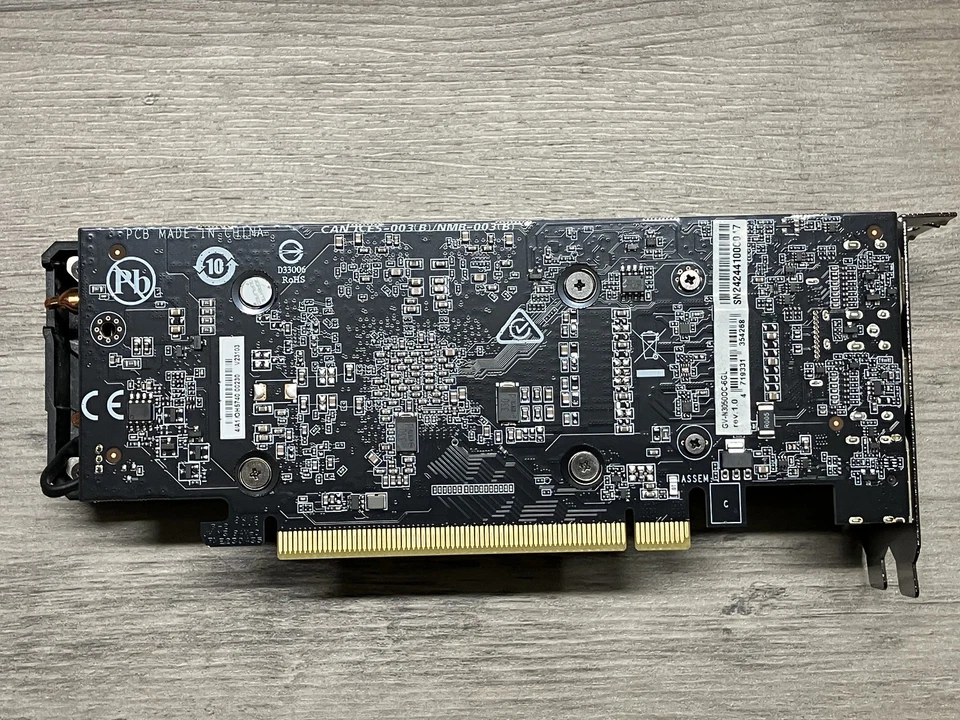 Gigabyte GeForce RTX 3050 OC Low Profile 6G Graphics Card - GV-N3050OC-6GL - Image 3 of 4