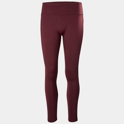 $90 Helly Hanson Women's Verglas Warm Running Tights-Hickory- Medium - New Tags
