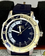 Invicta Men's Specialty Compass Watch with Blue Dial  Blue And Gold Bezel 12847