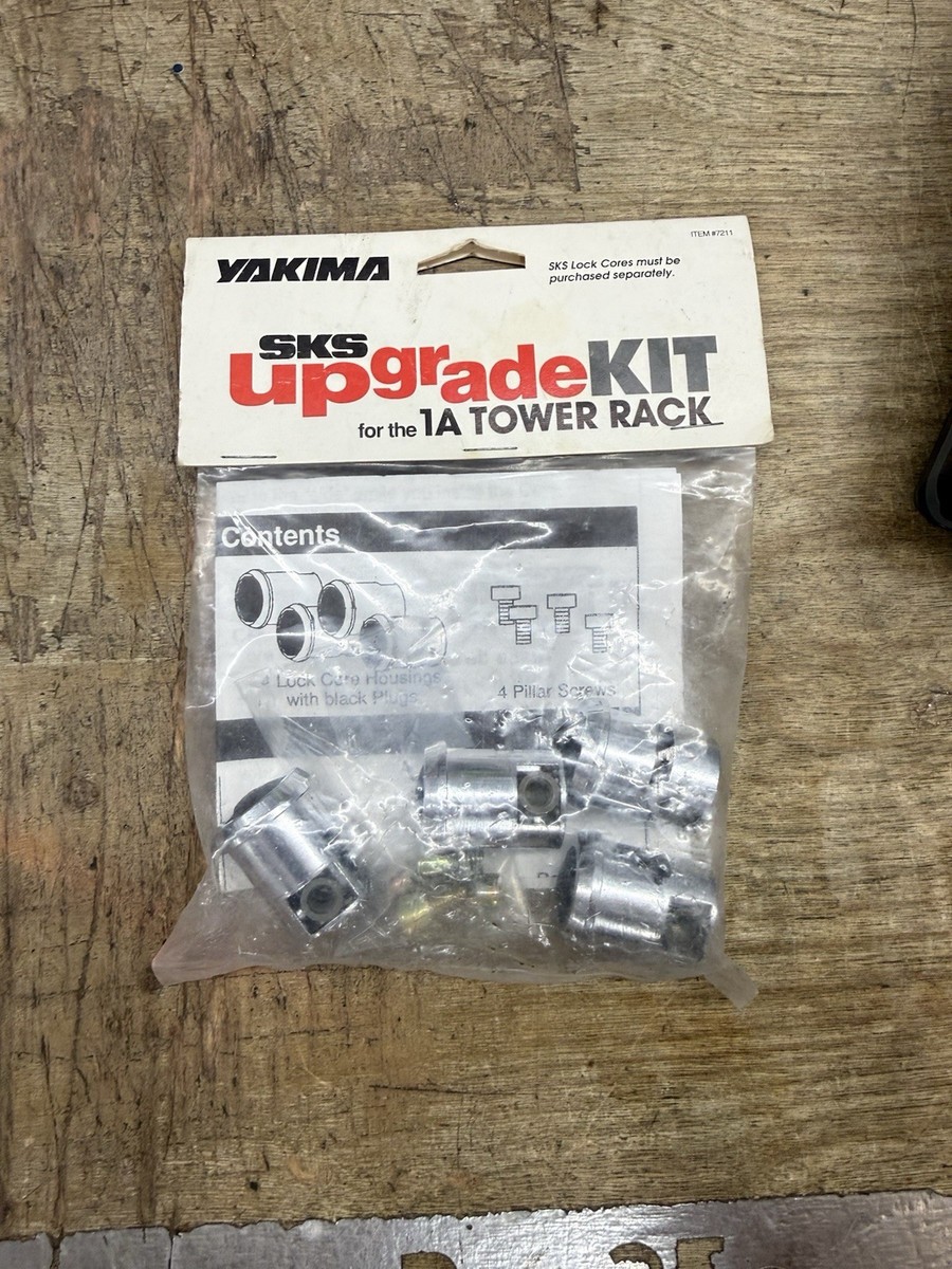 Yakima SKS 7211 Lock Core With Key 4pc For Old Version 1A Tower | eBay