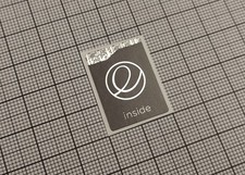 5 x Black  Silver Elementary OS Linux Inside v1 Stickers For The Computer Case