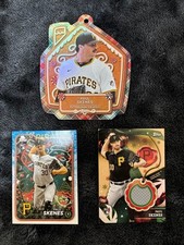 Topps Holiday Paul Skenes RC Relic Ornament Card MLB Pirates Rookie Christmas