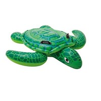 Intex Lil' Sea Turtle Ride-On - Aufblasbarer Reittier - 150 X 127 Cm