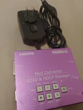 Used RGBlink Min Converter EDID & HDCP Manager (Purple)