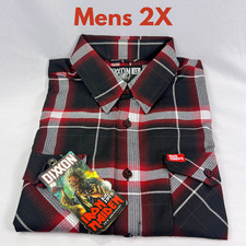 Dixxon / Iron Maiden 1975 Tribute Flannel Mens 2X SOLD OUT Official - New In Bag