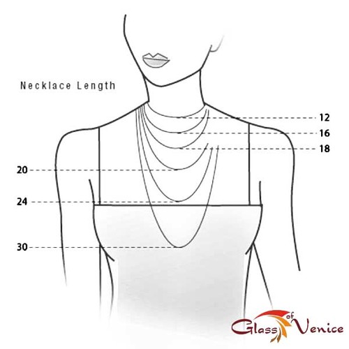 Collar Colgante Corazón Vidrio De Venecia Passione Rojo Italiano Murano Vidrio Para Mujer - Imagen 6 de 7