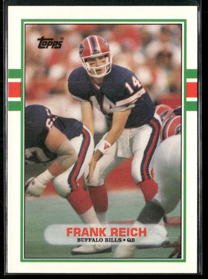 1989 Topps Traded Frank Reich Rookie Buffalo Bills #81T