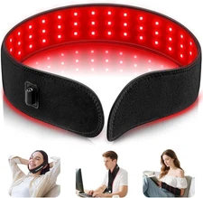 Red Light Therapy Belt for Body, Near Infrared Light Therapy for Face Neck 15W W
