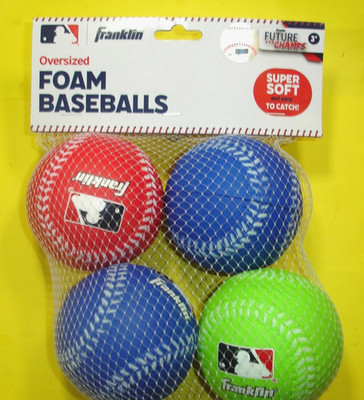 NEW! Franklin Sports Oversized Foam Baseballs Super Soft Easy to Catch Ball MLB