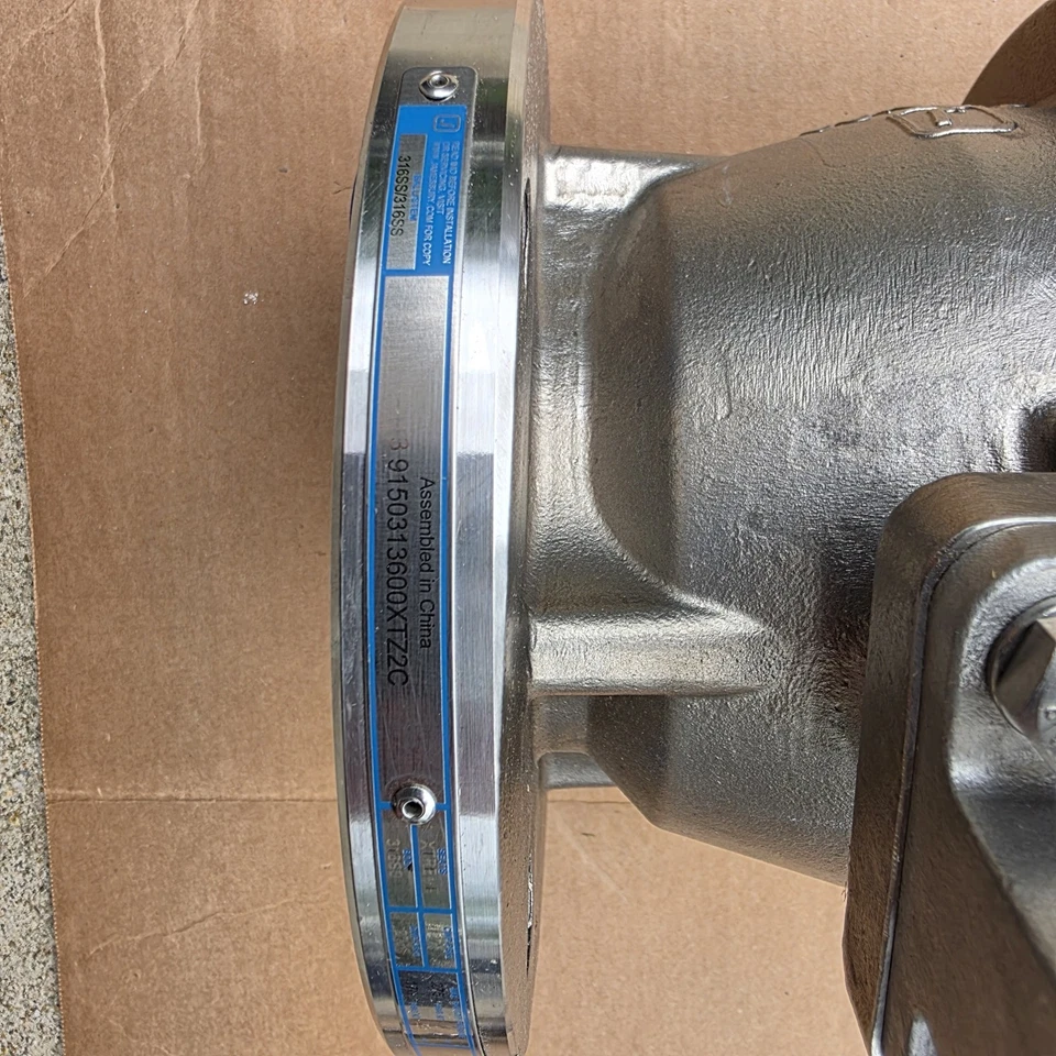 3-дюймовый фланцевый шаровой клапан Jamesbury из углеродистой стали 150# MA0161314. - Изображение 2 из 4