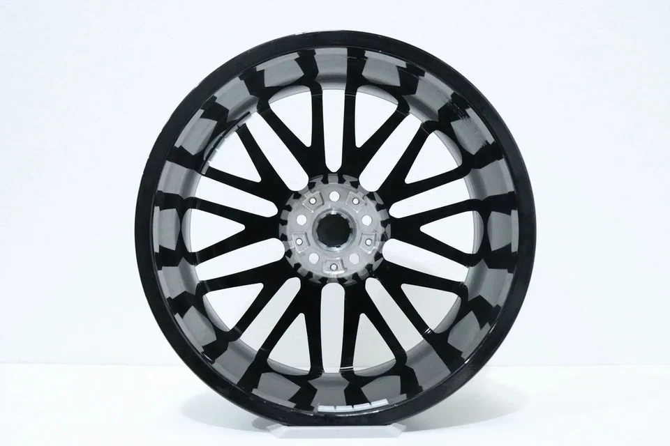 Cerchio singolo originale BMW Serie 7 G11 G12 21 pollici cerchio M650 6867341 asse anteriore K314 - Immagine 4 di 4