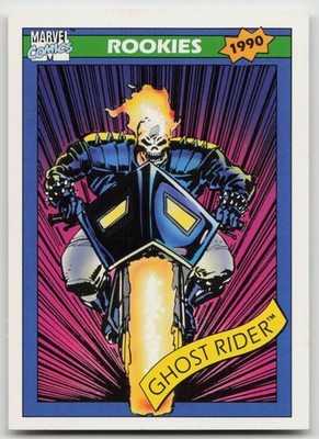 Marvel Ghost Rider Trading Card 1990 Rookies #82 Danny Ketch Rookie Vintage