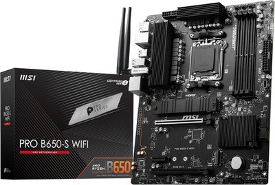 MSI PRO B650-S WiFi Motherboard ATX Unterstützt AMD Ryzen 7000 Serie Prozessoren