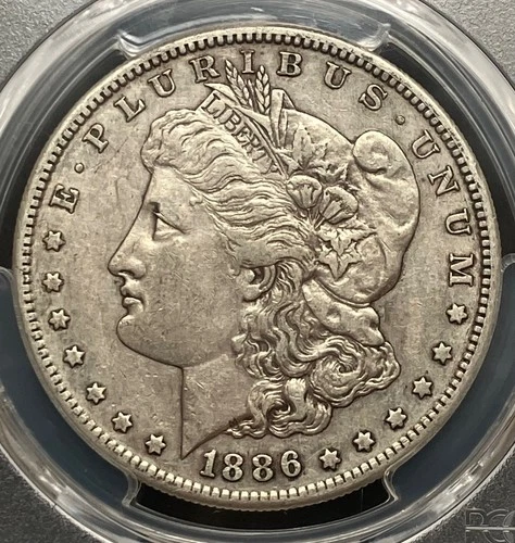 1886-S Morgan Silver Dollar, PCGS XF40.