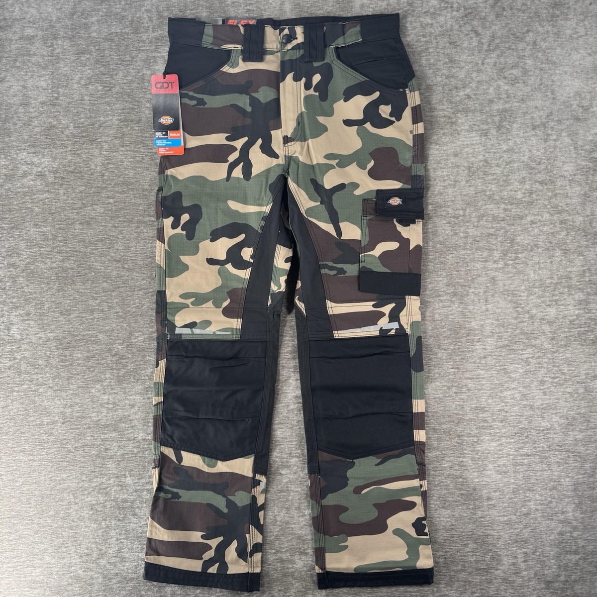 Dickies GDT Flex Premium Camo Double Knee Workwear Pants