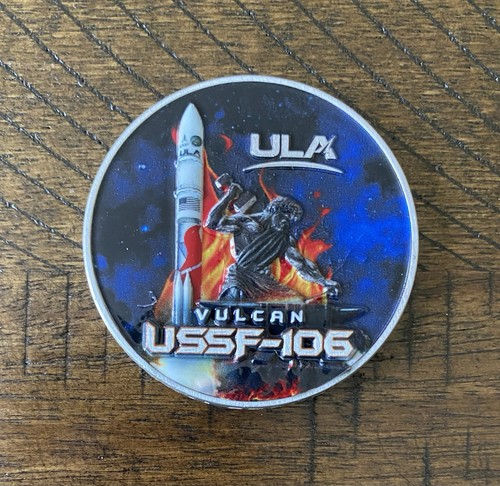 ULA Vulcan USSF-106 Space Force Mission Coin National Security 8/12/2025