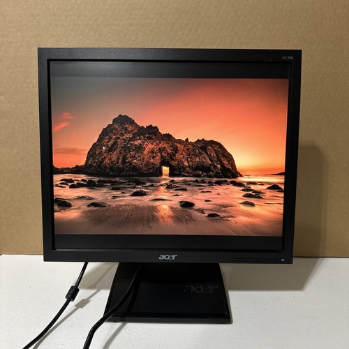 Acer 17" LCD VGA Monitor v173 1280x1024 Resolution 4:3 w/ Stand - Picture 4 of 17