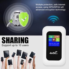 Unlocked Hotspot LTE 5G Wireless WiFi Router Mobile Broadband MIFI LCD 3000mAh