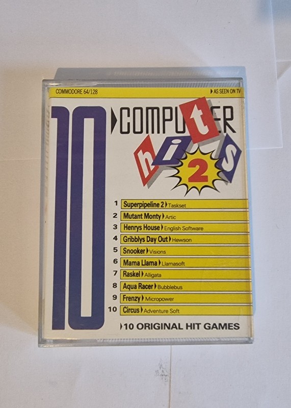Computer Hits 2 Commodore 64 C64 Boxed
