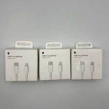  Bulk Lot of 3pcs Apple USB-C To Lightning Cable 2m 