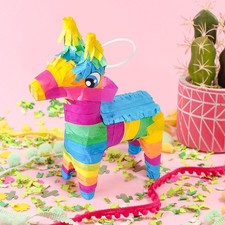  2 Pcs Colorful Pinata Toy Mexican Theme Party Decorations Birthday