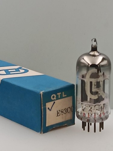 Rare QTL Tungsram 12AX7A ECC83 NOS NIB Short Grey Copper Grid Serious Tubes D525 - Picture 1 of 4