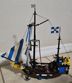 HUGE Vintage LEGO Pirates Lot 6285 Black Seas Barracuda, 6274 Flagship + Extras!