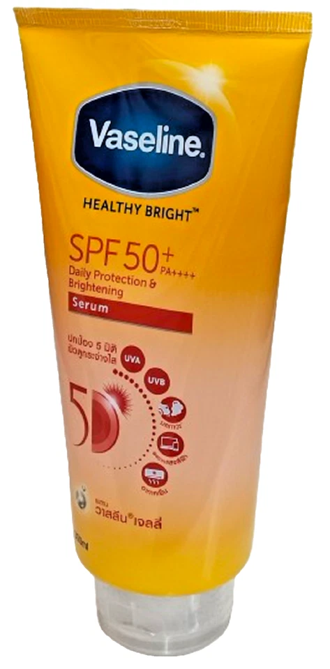 Vaseline Healthy Bright Daily Protection & Brightening Serum SPF 50 PA++++ 300ml - Image 4 of 4