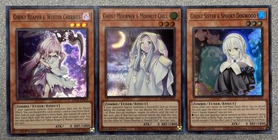 Ghost Mourner & Moonlit Chill MP22-EN260 + Ghost Sister & Reaper 1st Edition NM