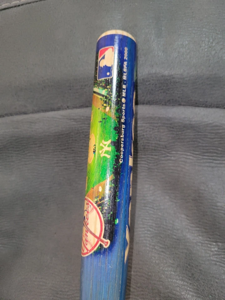 2000 NY METS VS NY YANKEES ORIGINAL WORLD SERIES 18" MINI BASEBALL BAT - Image 4 of 4