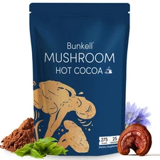 Mushroom Hot Cocoa - Improves focus and aids digestive health -25 servings 1pack