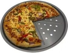 Image of Pizza Trays | Non Stick Round Pizza Baking Trays |Oven Safe
