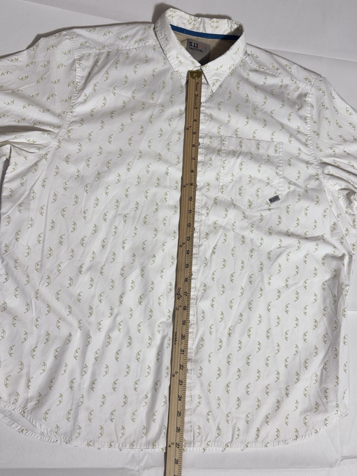 511 Tactical, AOP, Buttoned Down, Collared, White… - image 3