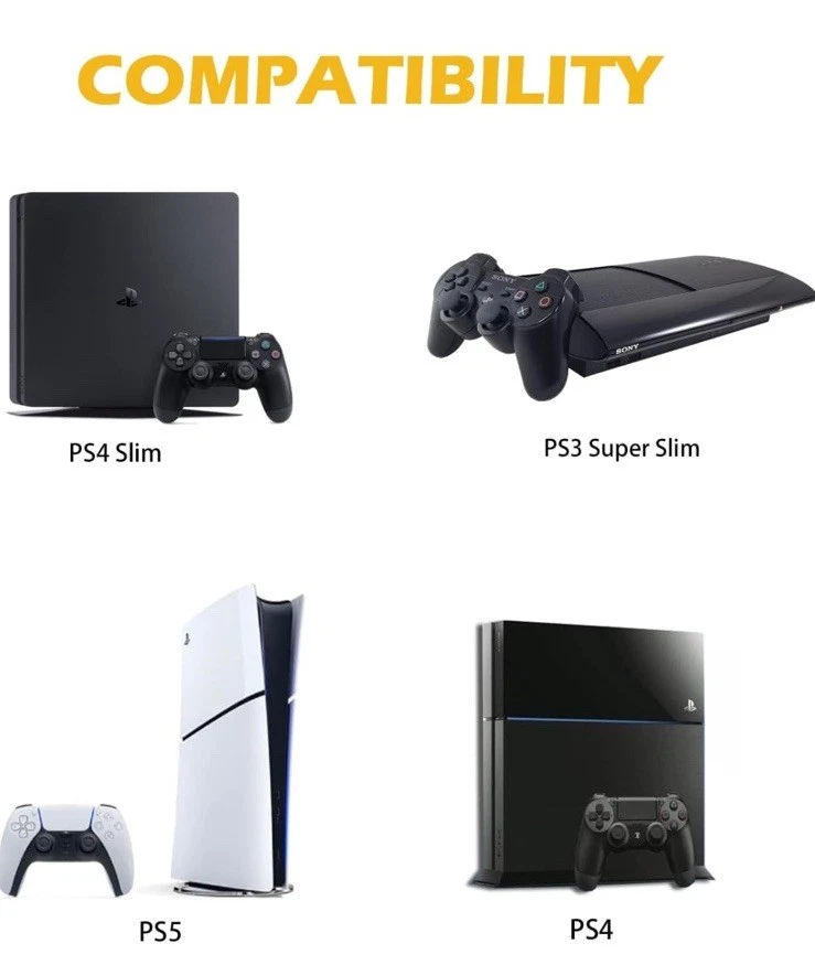 3.5ft. Original Replacement AC Power Cord for PS3 / PS4 / PS5 / Xbox Series S/X - Image 2 of 4