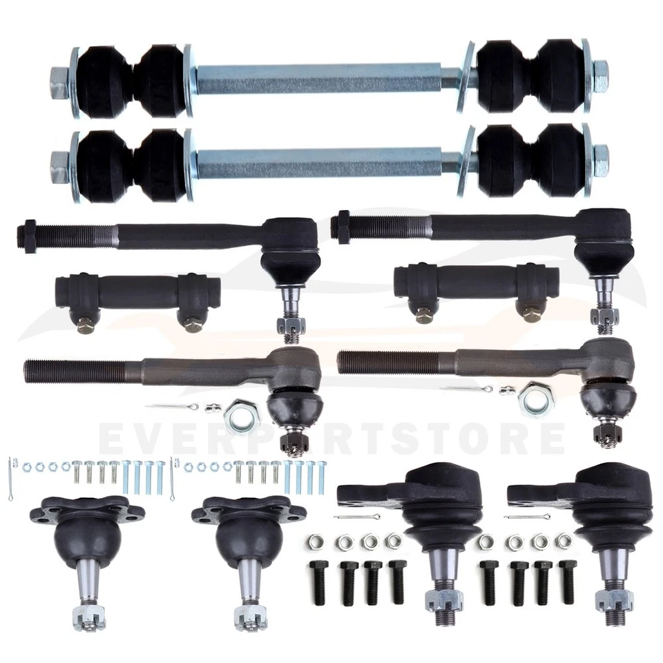 12 Pcs Front Sway Bar Link Suspension Kit For 1988-1995 Chevrolet K1500 V8 - Image 2 of 4