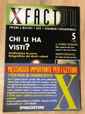Rivista Magazine X FACTOR 5 Enigmi e misteri Ufo Fenomeni Paranormali