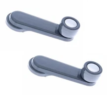 2 pcs = Window Crank Winder Handle Gray for Nissan Xterra Frontier Pickup P/UP