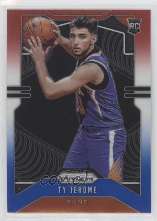 2019-20 Panini Prizm Rookie Red White & Blue Prizm Ty Jerome #268 w8t