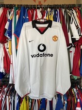 MANCHESTER UNITED 2002 2003 AWAY SHIRT JERSEY LONG SLEEVE NIKE NIKE 184952 2XL