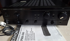 Denon PMA-560 Integrated Stereo Amplifier.  Free P&P