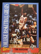 1992 Kelloggs College Basketball Greats Tim Hardaway #14 UTEP