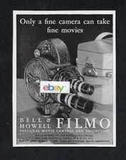 BELL HOWELL FILMO PERSONAL MOVIE CAMERA'S  PROJECTORS 1932 AD
