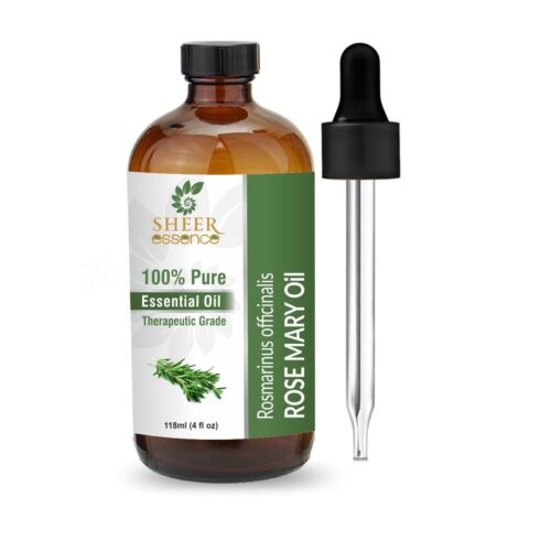 Essential Oils -Size 118ML-Amber Glass Bottle Pure Fragrance Diffuser Aroma - Picture 45 of 61