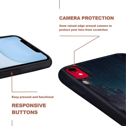 Anti-skid Case For Apple iPhone Samsung Galaxy Rainy Streets Umbrella - Picture 28 of 240